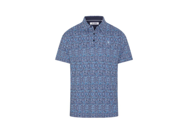 HERITAGE FRAMED FLORAL POLO