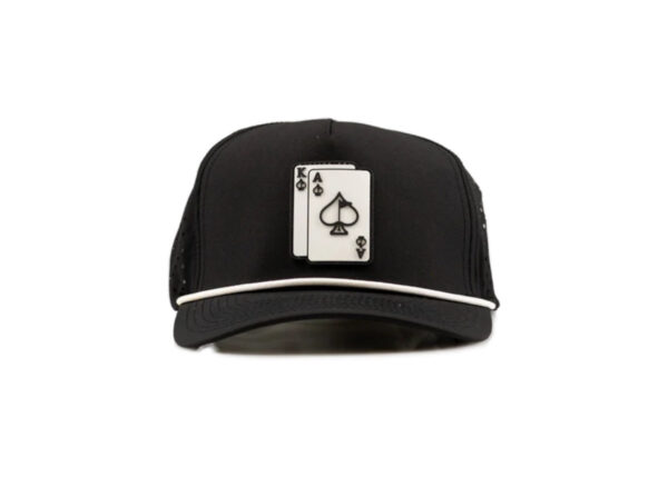 Ace/King Perforated Rope Hat